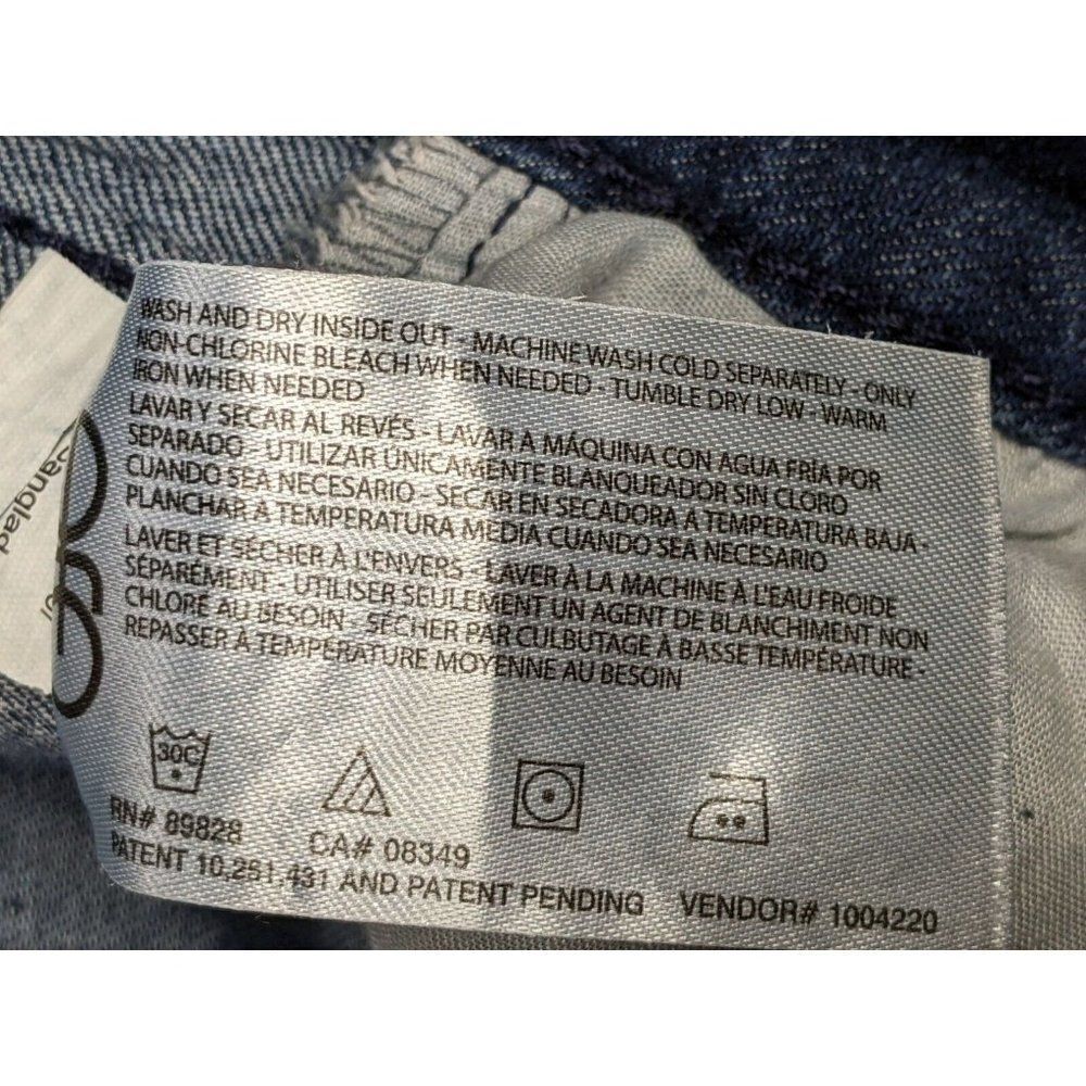 (3/$35) Nine West Womens‎ Size 4 Chrystie Pockets Denim Blue Jeans Capris - Picture 6 of 11